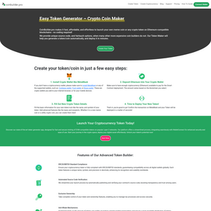 CoinBuilder.pro Screenshot
