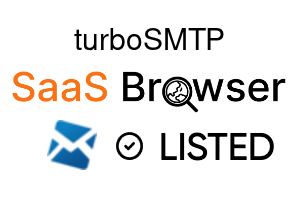turboSMTP - SaaS Browser Verified Badge