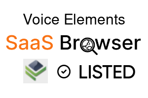 Voice Elements - SaaS Browser Verified Badge