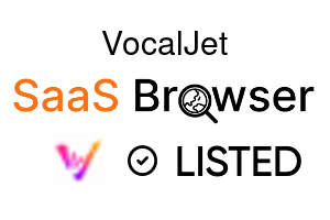 VocalJet - SaaS Browser Verified Badge