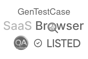 GenTestCase - SaaS Browser Verified Badge