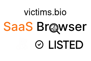victims.bio - SaaS Browser Verified Badge