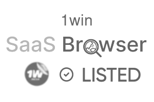 1win - SaaS Browser Verified Badge