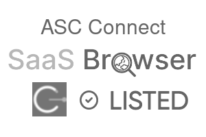 ASC Connect - SaaS Browser Verified Badge