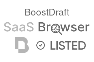 BoostDraft - SaaS Browser Verified Badge