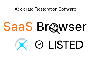 Xcelerate Restoration Software - SaaS Browser Verified Badge