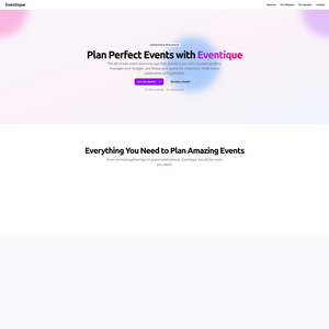 Eventique Screenshot