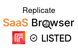 Replicate - SaaS Browser Verified Badge