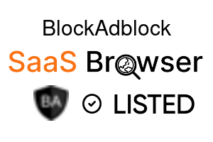 BlockAdblock - SaaS Browser Verified Badge