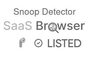 Snoop Detector - SaaS Browser Verified Badge