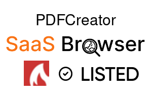 PDFCreator - SaaS Browser Verified Badge