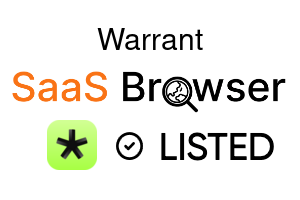 Warrant - SaaS Browser Verified Badge