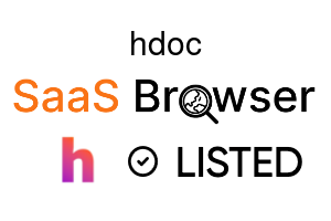 hdoc - SaaS Browser Verified Badge