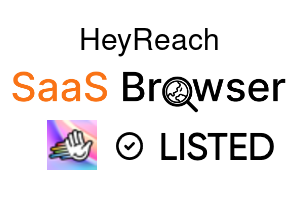 HeyReach - SaaS Browser Verified Badge