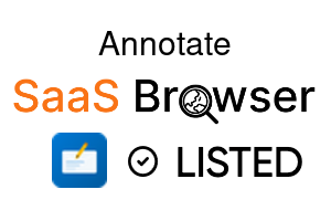 Annotate - SaaS Browser Verified Badge