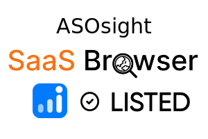 ASOsight - SaaS Browser Verified Badge