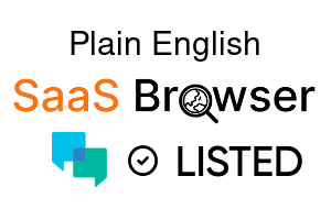 Plain English - SaaS Browser Verified Badge
