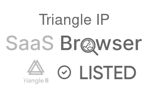 Triangle IP - SaaS Browser Verified Badge