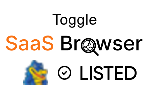 Toggle - SaaS Browser Verified Badge