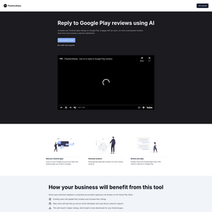 PlayStoreReply Screenshot