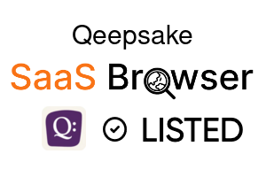Qeepsake - SaaS Browser Verified Badge