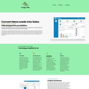 Froggy CRM Screenshot