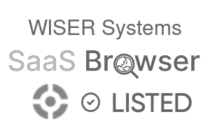 WISER Systems - SaaS Browser Verified Badge