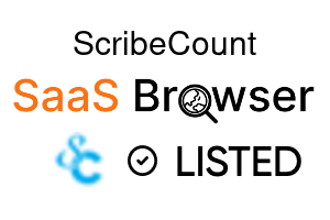 ScribeCount - SaaS Browser Verified Badge