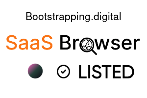 Bootstrapping.digital - SaaS Browser Verified Badge