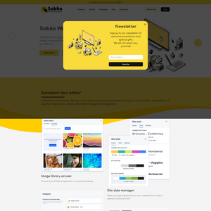 Sabka Website Builder Screenshot