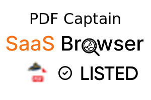 PDF Captain - SaaS Browser Verified Badge