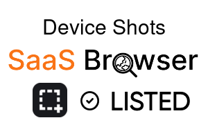 Device Shots - SaaS Browser Verified Badge