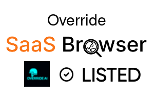 Override - SaaS Browser Verified Badge