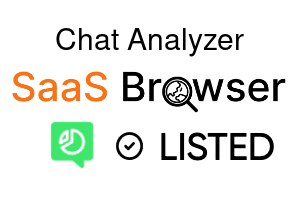 Chat Analyzer - SaaS Browser Verified Badge