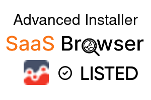 Advanced Installer - SaaS Browser Verified Badge
