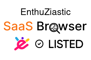 Enthuziastic - SaaS Browser Verified Badge