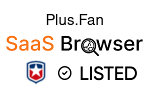 Plus.Fan - SaaS Browser Verified Badge