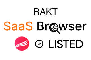 RAKT - SaaS Browser Verified Badge