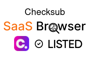 Checksub - SaaS Browser Verified Badge