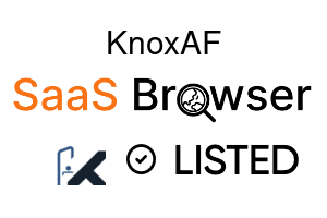 KnoxAF - SaaS Browser Verified Badge