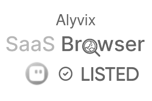 Alyvix - SaaS Browser Verified Badge