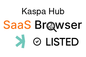 Kaspa Hub - SaaS Browser Verified Badge