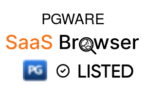 PGWARE - SaaS Browser Verified Badge