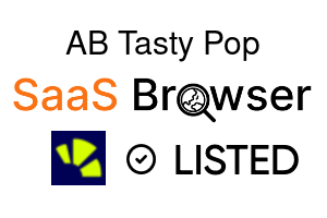 AB Tasty Pop - SaaS Browser Verified Badge