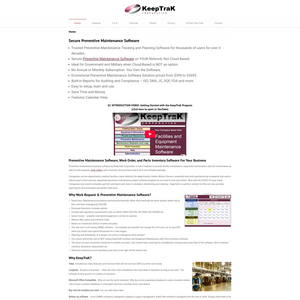 KeepTraK Screenshot