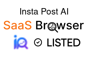 Insta Post AI - SaaS Browser Verified Badge