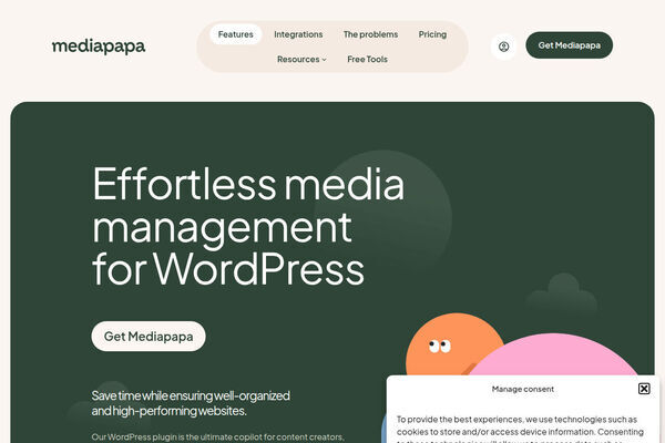 Mediapapa screenshot
