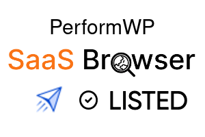 PerformWP - SaaS Browser Verified Badge