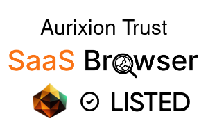 Aurixion Trust - SaaS Browser Verified Badge