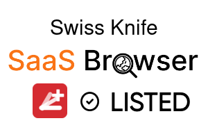 Swiss Knife - SaaS Browser Verified Badge